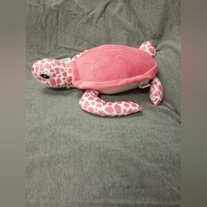 NWT Eco Pals Pink Sea Turtle Made With Recycled Plastic 14"